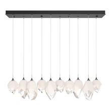 Hubbardton Forge 131145-SKT-LONG-02-WP0756 - Chrysalis 10-Light Mixed Crystal Pendant