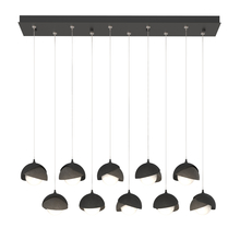 Hubbardton Forge 131205-SKT-STND-10-07-GG0711 - Brooklyn 10-Light Double Shade Pendant