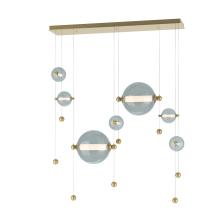 Hubbardton Forge 139054-LED-STND-86-YL0694 - Abacus 7-Light Double Linear LED Pendant