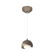 Hubbardton Forge 161183-SKT-STND-05-84-GG0711 - Brooklyn Double Shade Low Voltage Mini Pendant