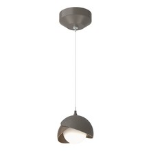 Hubbardton Forge 161183-SKT-STND-07-05-GG0711 - Brooklyn Double Shade Low Voltage Mini Pendant