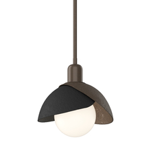 Hubbardton Forge 181183-SKT-MULT-05-10 - Brooklyn Double Shade Mini Pendant