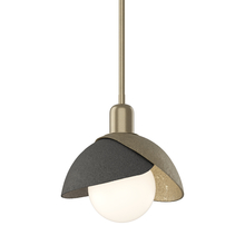 Hubbardton Forge 181183-SKT-MULT-84-20 - Brooklyn Double Shade Mini Pendant