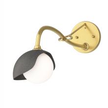 Hubbardton Forge 201376-SKT-86-20-GG0711 - Brooklyn 1-Light Single Shade Long-Arm Sconce