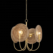 Mitzi by Hudson Valley Lighting H1020704-AGB - ASHBY Chandelier