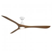 Modern Forms US - Fans Only FR-D2504-72L-MW/DK - Carve 72 Downrod Ceiling Fan