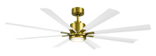 Modern Forms US - Fans Only FR-W2403-65L-SB/MW - Size Matters 65 Downrod ceiling fan