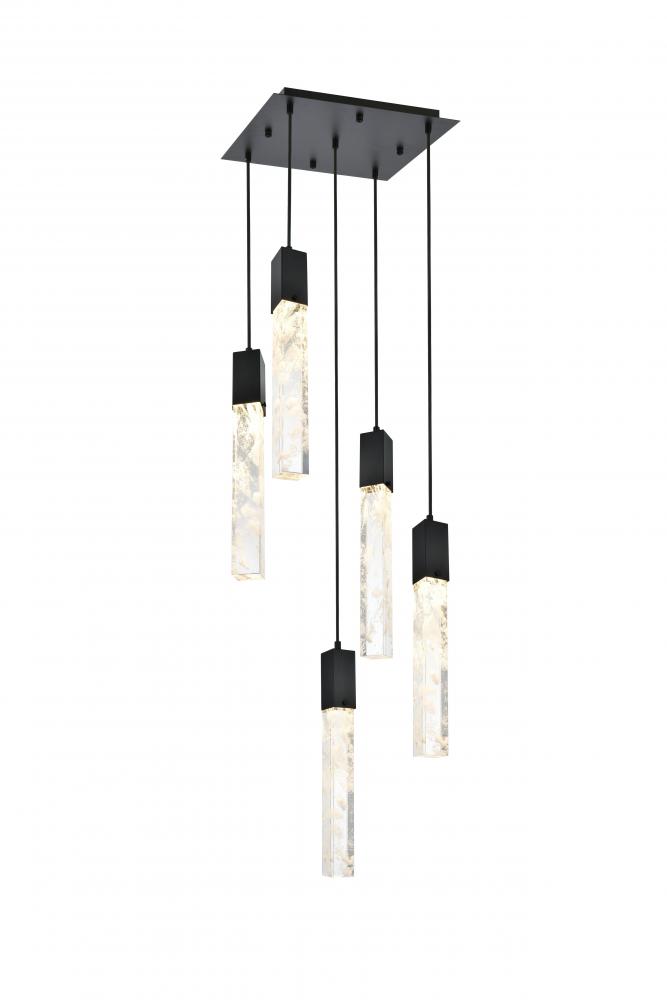 Aurora 16 inch Pendant in Black