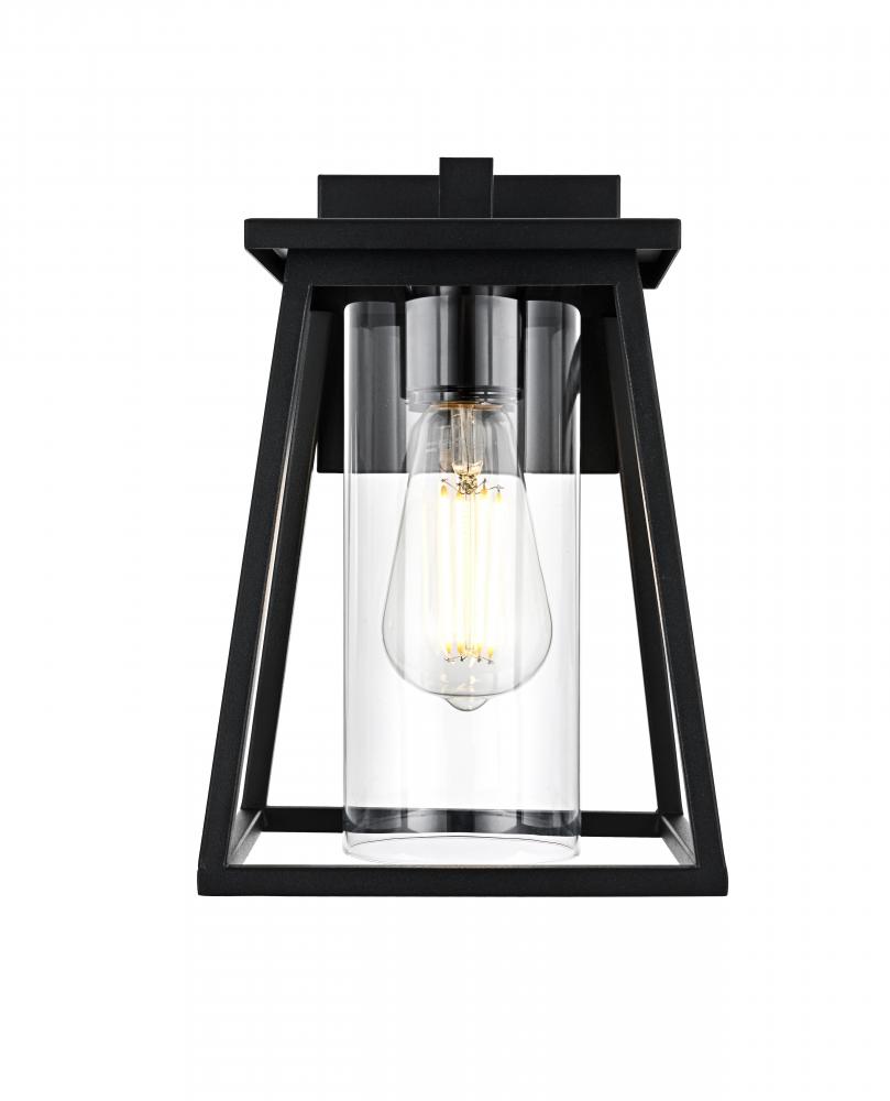 Wall sconce W7" H10.5" E7.5" L1 Black