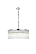 Elegant 1070D24C - Pendant D24"H9"L6 Chrome