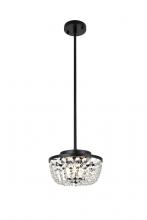 Elegant 1114D10BK - Gianna 10 Inch Pendant in Black