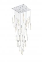 Elegant 2088G42C - Aurora 42 inch Chandelier in Chrome