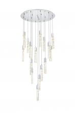 Elegant 2089G36C - Aurora 36 inch Chandelier in Chrome