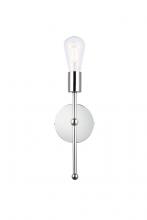 Elegant LD2356C - Keely 1 Light Chrome Wall Sconce