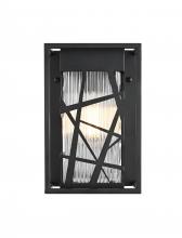 Elegant OD356W12BK - Wall sconce W7" H11.5" E6" L1 Black