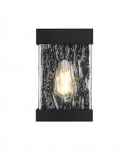 Elegant OD371W10BK - Wall sconce W6" H10" E4" L1 Black