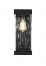 Elegant OD371W16BK - Wall sconce W6" H16" E4" L1 Black