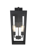 Elegant OD405W24BK - Wall Sconce W9.8" E11.3" H23.7" Black
