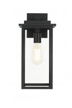 Elegant OD50126W15BK - Wall Sconse W7"D5.5"H15" Black