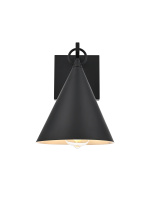 Elegant OD806W11BK - Wall Sconce W8"xH11"xE9.5" Black