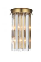  1208W8SG/RC - Sydney 8 Inch Crystal Wall Sconce in Satin Gold