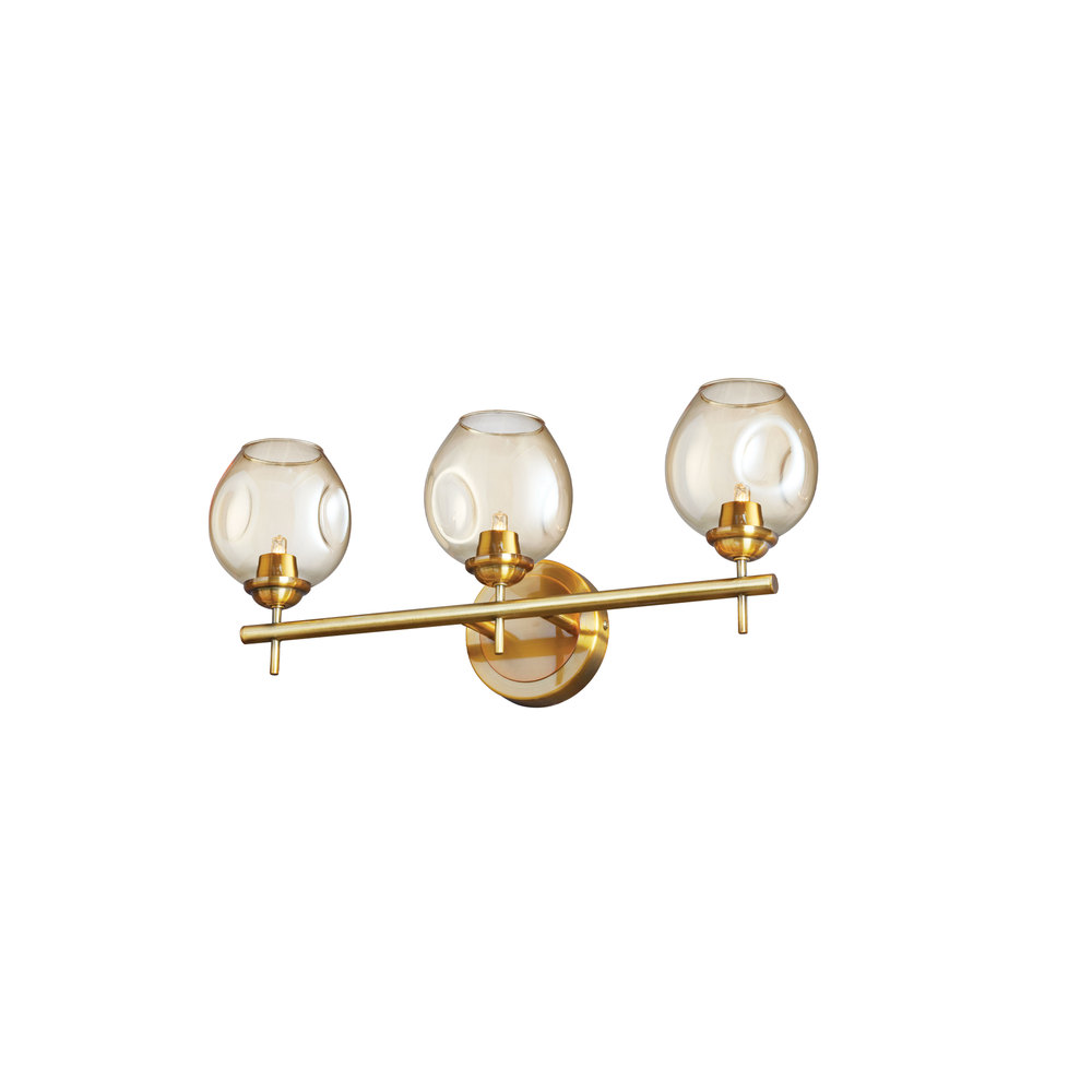 3LT Halogen Vanity VB w/ Champagne Glass