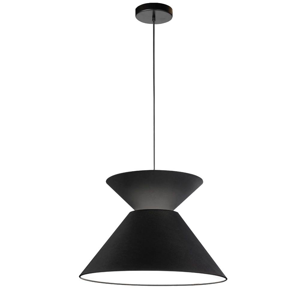 1LT Patricia Pendant, BLK Shade, BK