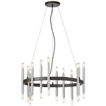 Dainolite DER-2424C-MB-PC - 24LT Chandelier, MB & PC