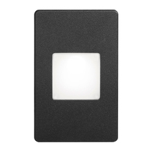 Dainolite DLEDW-245-BK - Black Rectangle In/Outdoor 3W LED Wal