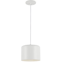 Dainolite EMI-81P-MW - 1LT Incand Pendant, MW Shade