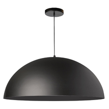 Dainolite OFE-201P-MB-MB - 1LT Incandescent 20" Pendant,  Matte Black