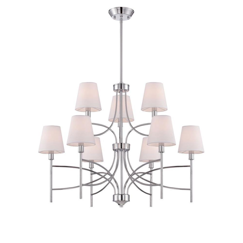 Millau Collection 9-Light Chrome Chandelier