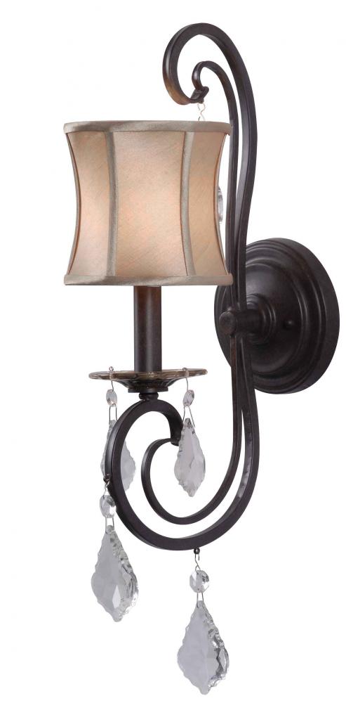 Annelise 1-Light Bronze Sconce