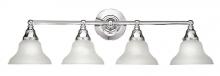 World Imports WI260208 - Asten Collection 4-Light Chrome Bath Bar Light