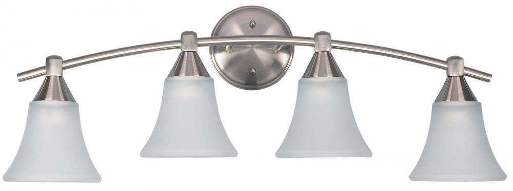 Grace 4 Light Vanity, Pewter Finish