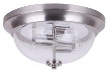 Canarm IFM256A13BN-RG - IFM256A13BN-RG, 2 Light Flush Mount, Nickel Finish