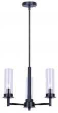 Canarm ICH1205A03BK - Benson 3 Light Chandelier