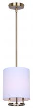 Canarm IPL2191B01GD - Bonnie 1 Light Rod Pendant