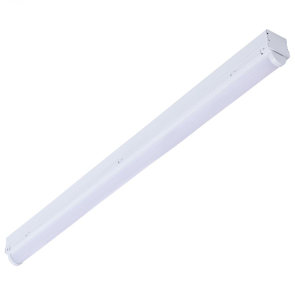 LED 2 Foot Strip Light; 10 Watts; 27K/30K/35K/40K/50K CCT Selectable; White Finish; 120-277 Volt