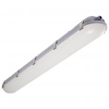  65/824R1 - 4 Foot; Vapor Proof Linear Fixture with Integrated Microwave Sensor; CCT & Wattage Selectable; IP65