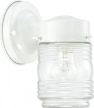 Quorum 5010-6 - 1LT JELLY JAR W-MNT - WH