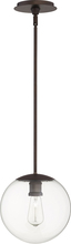 Quorum 80-10-86 - 10" CLR GLOBE PEND - OB