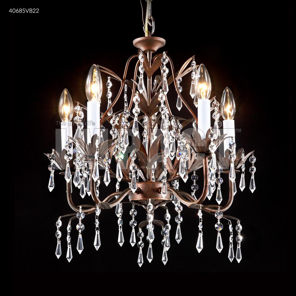 5 Arm Mini Crystal Chandelier