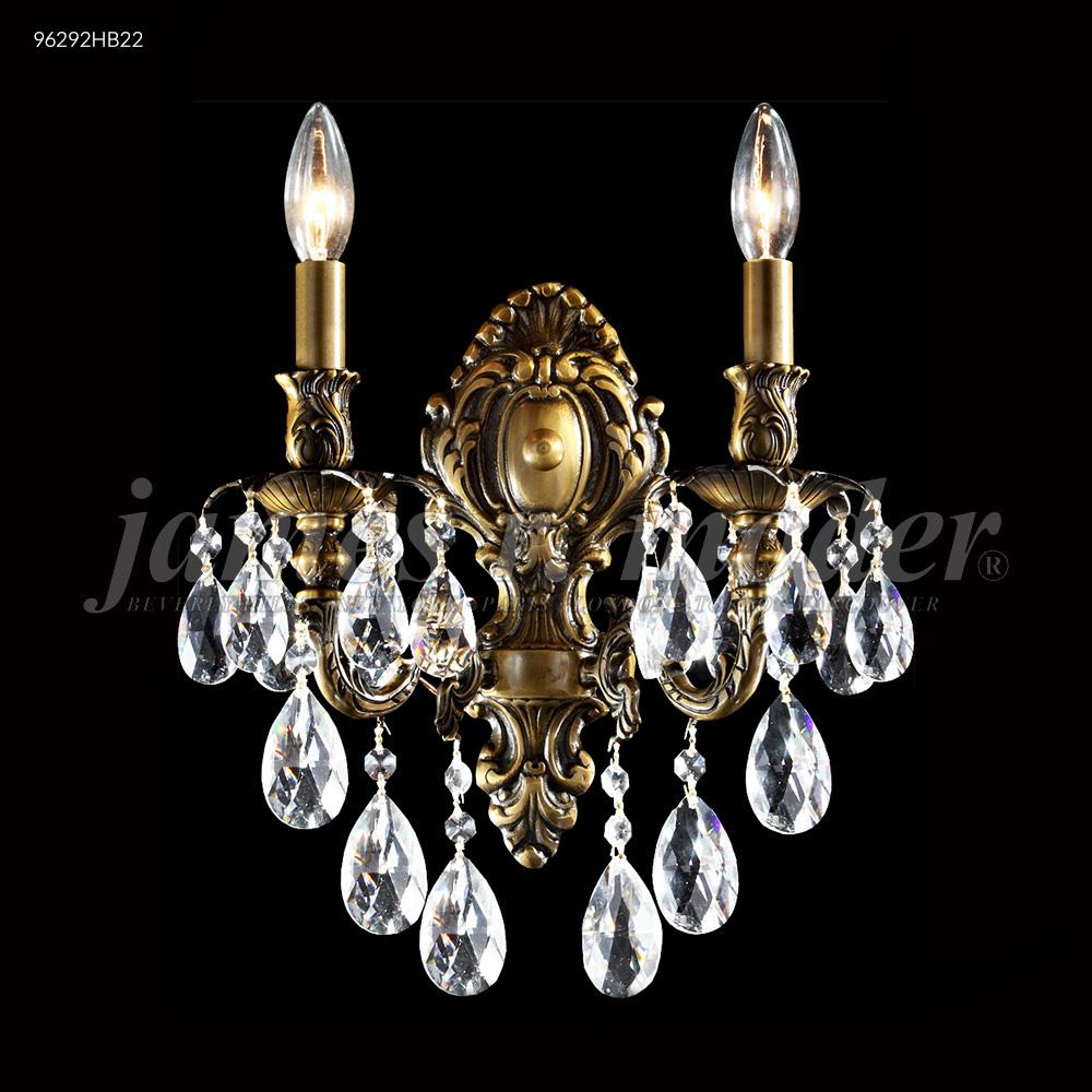 Nova Paris 2 Arm Cast Brass Sconce