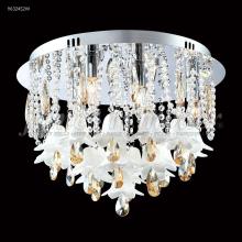 James R Moder 96324AG2GTE - Murano Collection Flush Mount