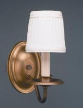 Northeast Lantern 117-VG-LT1-SHD - Wall Sconce 1 J-Arm Verdi Gris 1 Candelabra Socket Eggshell Shade