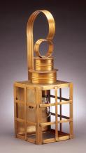 Northeast Lantern 5131-DB-MED-SMG - Can Top H-Bars Wall Dark Brass Medium Base Socket Seedy Marine Glass