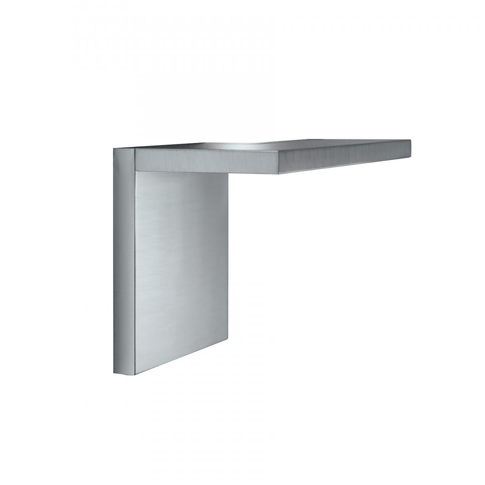 Edge 4.5'' High Integrated LED Outdoor Sconce - Brushed Aluminum