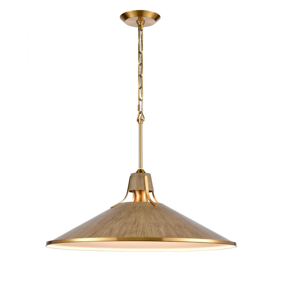 Danique 24'' Wide 1-Light Pendant - Corkwood