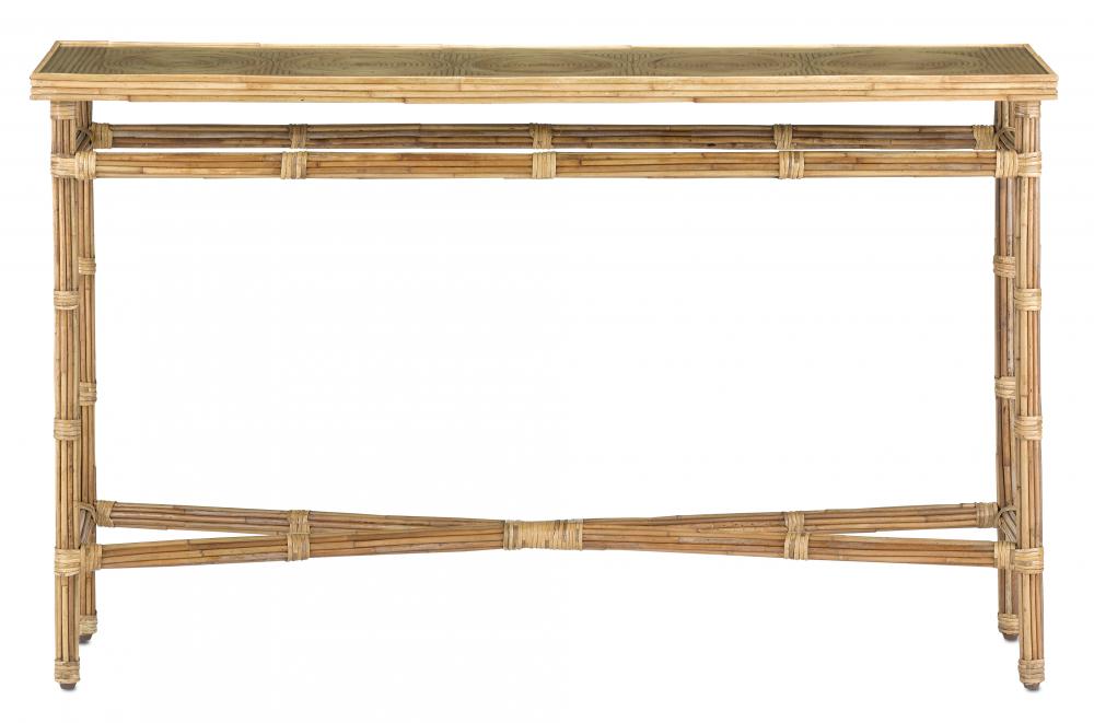 Silang Rattan Console Table